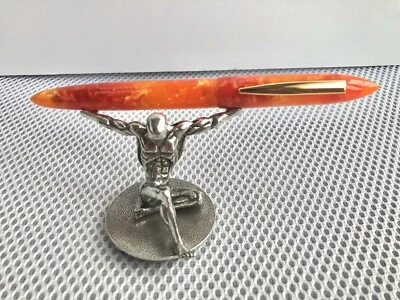 Pluma Estilográfica Edison Nouveau Premiere Tequila Sunrise Plumas Goulet EF Extra Finas Foto 1 de 4