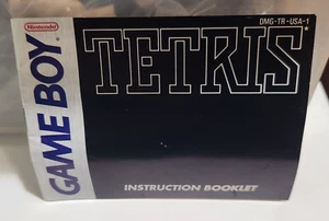 NO GAME- Authentic Manual ONLY! GAMEBOY NINTENDO TETRIS - Picture 1 of 2