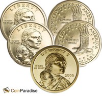 3 Coins Trio of 2008 Quincy Adams Presidential Dollars P/&D BU and S-Mint Proof