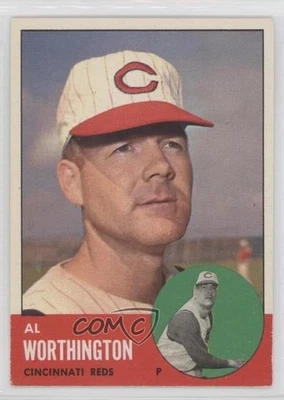 1963 Topps High # Al Worthington #556 - Image 1 of 2