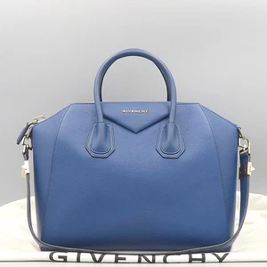 GIVENCHY 13L5100012 bloo Color GOAT Goat Leather Antigona M Size 2WAY - Picture 1 of 7