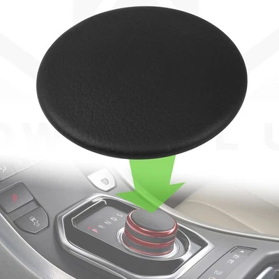 Perilla selectora de cambio de marchas giratoria Topper de cuero genuino LandRover Discovery Sport Foto 1 de 4