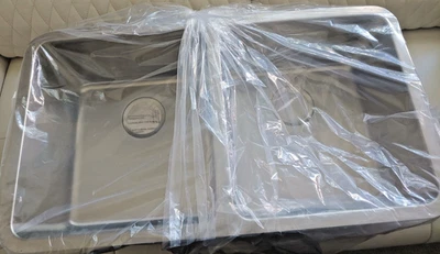 BLANCO 442768 FORMERA 50/50 Double Bowl Undermount Kitchen Sink, 33"X18" - Image 1 of 4