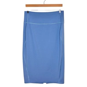Lululemon Nulu Slim Fit Midirock Größe 14 hoher Bund Oasisblau - Bild 1 von 7