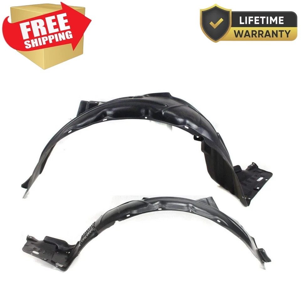 For 2006-2008 New Front Driver & Passenger Side Fender Liner Acura TSX Set of 2 - Image 1 of 4