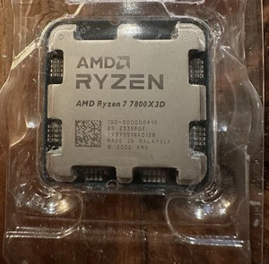 AMD Ryzen 7 7800X3D 8-Cores 4.2GHz Socket AM5 Gaming CPU Processor - Photo 1/1