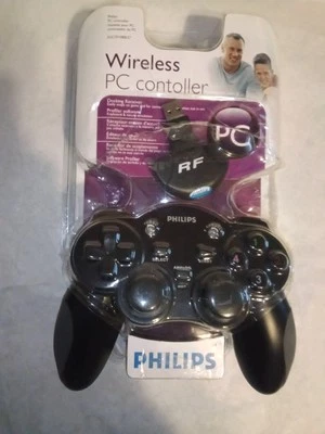 Philips Wireless PC Game Controller Analog Controller Sgc2910bb/27 W/USB Dongle - Image 1 of 4