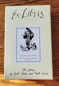 VTG 1991 "Ex Libris: The Game of First Lines and Last Words" by Oxford Games - Picture 1 of 6