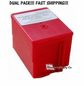 Pitney Bowes 765-9 Premium Compatible High Value Red Inkjet Cartridge. DUAL PACK - Picture 1 of 2