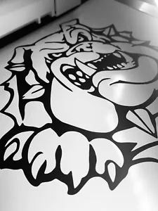 BIG Bulldog Rear Window Decal 1PC New Handcrafted OEM Custom 24X20 Universal - Picture 1 of 5