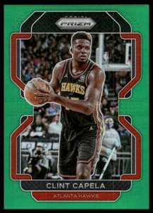 2021-22 Panini Prizm #187 Clint Capela Green Atlanta Hawks - Picture 1 of 2