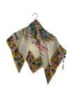 FENDI scarf silk WHT floral pattern Women