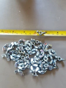 #10-24 Wing Nut No Washer Forged Zinc Plated Steel (50 pieces) New - Picture 1 of 3