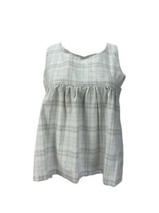STEVEN ALAN Women's White Willow Sleeveless Plaid Tank Top NWT - Picture 1 of 3