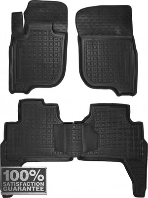 Alfombrillas de goma para Mitsubishi Pajero Sport III 4x4 2016-2020 piso para todo tipo de clima Foto 1 de 4