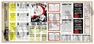 Diorama Accessory - 1/35 Announcement Posters - Occupied Belgium - WW2 - Bild 1 von 3