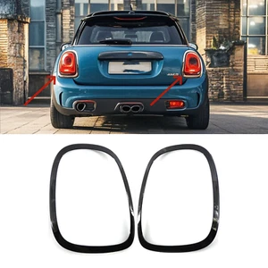 2PCS Tail Light Surround Trim For MINI Cooper F55 F56 F57 2014-2021 Black - Picture 1 of 9
