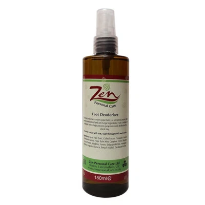ZEN ORGANIC PERSONAL CARE FUSSDEODORATOR Bio 150ml Antipilz antibakteriell fördert die Heilung