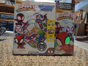 Spidey & His Amazing Friends Scavenger Scurry Spin Board Game- Sealed - Picture 1 of 2