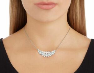 [Brand New] Swarovski Palladium Plate Festivity Small Crystal Pearl Necklace