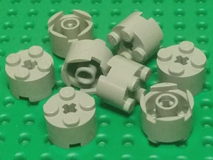 Lego Brick Round 2x2 [3941] Original Light Grey x8 - Picture 1 of 4