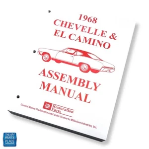 1968 Chevelle & El Camino Factory GM Assembly Manual Each Loose Leaf / Unbound - Picture 1 of 4