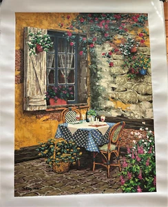 VIKTOR SHVAIKO GARDEN LACE SERIGRAPH SIGNED NUMBERED - Bild 1 von 3