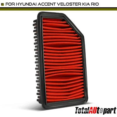 Filtro de ar de motor de alto desempenho para Hyundai Accent 2012-2017 Veloster Kia Rio - Imagem 1 de 4
