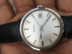 Reloj Hombre Doxa Synchron Acero Inoxidable Vintage Mantener el tiempo - Imagen 1 de 12