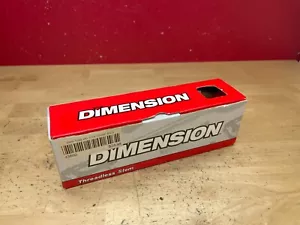 New black Dimension Threadless Stem 26.0 x 105mm/ 1 1/8" 84/96 degree - Picture 1 of 7