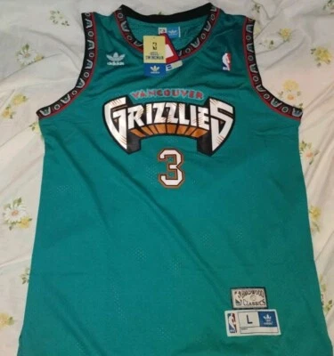 Large Shareef Abdur Rahim Vancouver Grizzlies NBA Jersey Brand New Teal - Image 1 of 2