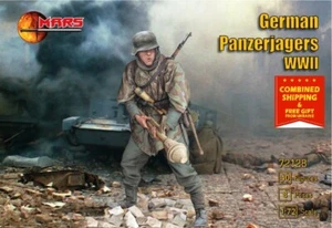 Figuras de Marte 72128 - 1/72 Panzerjagers alemanes Segunda Guerra Mundial, kit modelo de plástico a escala - Imagen 1 de 12