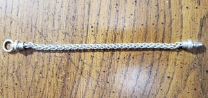 Bracciale Joseph Esposito Argento Sterling .925 Catena 7,5" Lungo 4mm Larghezza - Foto 1 di 7