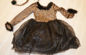 Gymboree HALLOWEEN Kätzchen Katze Tierdruck Kostüm Stirnband mit Ohren neu mit Etikett 10-12 Jahre - Bild 1 von 3