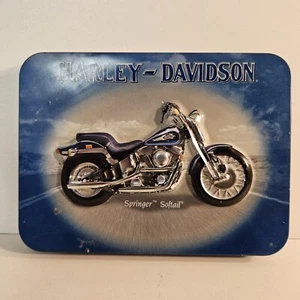 Harley Davidson Springer Softail Playing Collector Tin with Playing Cards NEW - Bild 1 von 5