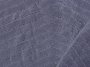 WILLIAMS SONOMA PLEATED VELVET ITALIAN STRAW 3PC DECORATIVE PILLOW COVER SET - Picture 1 of 2