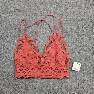 Free People Adella Bralette Damen XS orange Spitzendesign weiche Stretch F16M00206 - Bild 1 von 14