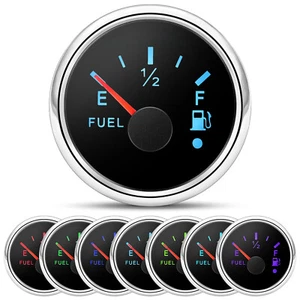 52mm Medidor de nivel de combustible 0-190ohms impermeable para barco camión motocicletas - Imagen 1 de 17