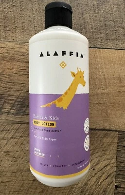 Alaffia Babies & Kids Lemon Lavender Body Lotion 16 fl  oz Fair Trade Vegan - Image 1 of 4