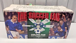 Vintage 1990's Soccer 30" Ceiling Fan With Lamp New Open Box Canarm - Picture 1 of 14