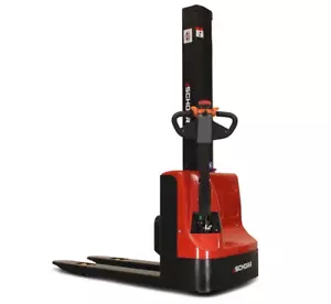 SCHORR Elektro Hochhubwagen 1,6m Hubhöhe Freihub Deichselstapler Elektrostapler - Bild 1 von 17