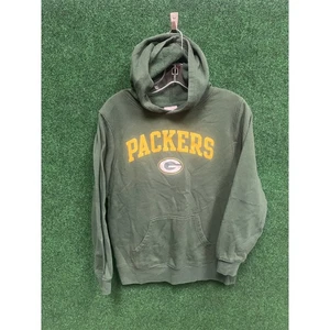 Youth Green Bay Packers Y2K Green & Yellow Hoodie Sweatshirt 2XL Unisex - Picture 1 of 6
