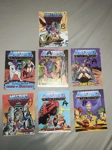 Vintage He Man Masters of the Universe Konvolut 7 Mini Comics Figur Comic Buch - Bild 1 von 2