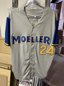 Griffey Jr Jersey Moeller Grey Large New 40% Off Tee Shirts And Hats (Minus UDA) - Picture 1 of 3