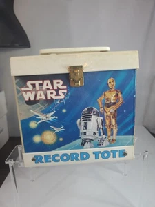 Vintage 1982 Star Wars Record Tote Top Handle Carrying Case Storage Empty ☆READ - Picture 1 of 13