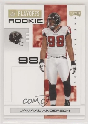 2007 Playoff NFL Playoffs Rookie Gold /299 Jamaal Anderson #137 - Image 1 of 2