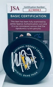 Paul Coffey signed Pittsburgh Penguins Official Game Puck autographed JSA COA - Picture 1 of 2