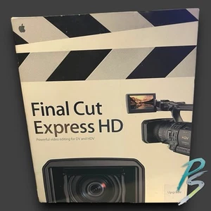 Apple Final Cut Express HD Upgrade Video Editing Software for Mac M9735Z/A - Picture 1 of 7