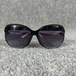 Tahari Damen Sonnenbrille schwarz weißes Gestell beschädigtes Scharnier lesen - Bild 1 von 9