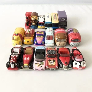 Disney Tomica Mickey Minnie Winnie the Pooh Tomica Large Set of 18 Cars Bus - Picture 1 of 24